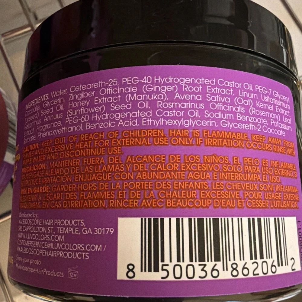 (2 Pack) Kaleidoscope x Da Brat So So Slick Braid & Grip Gel - 8oz Each Manuka